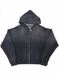 Thermal lined black hoodie