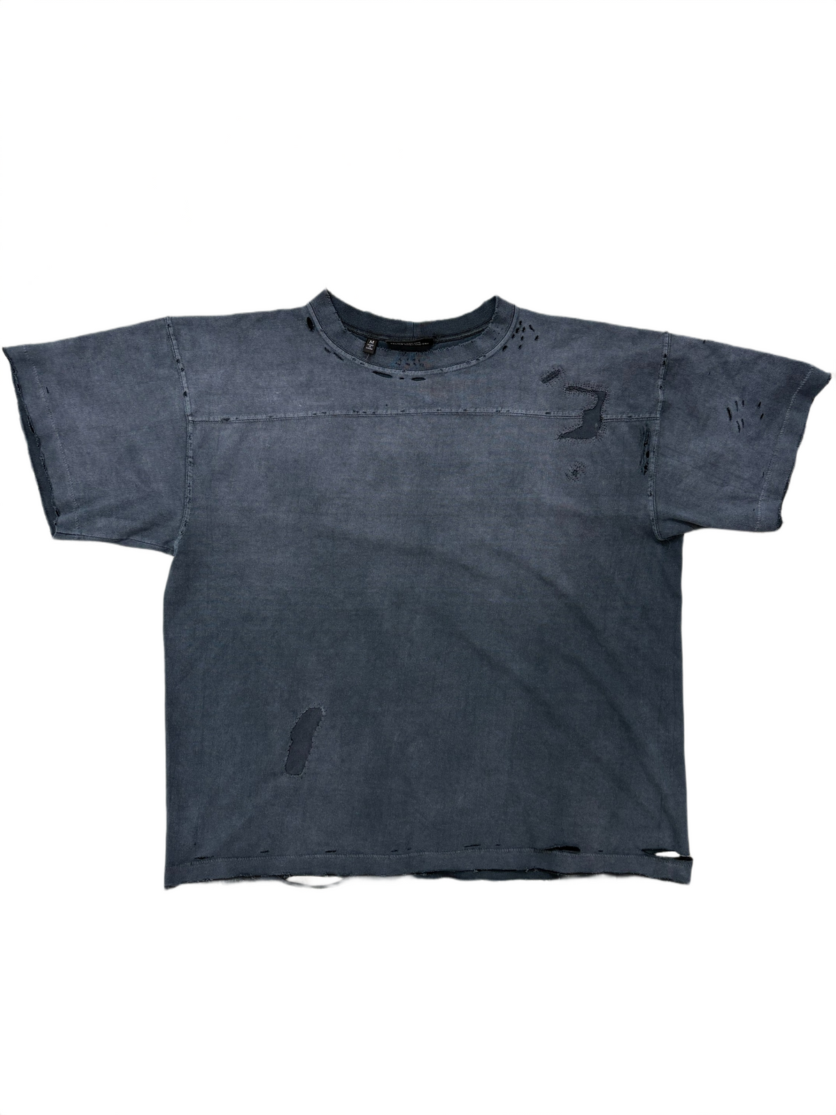 Black Repaired T-shirt