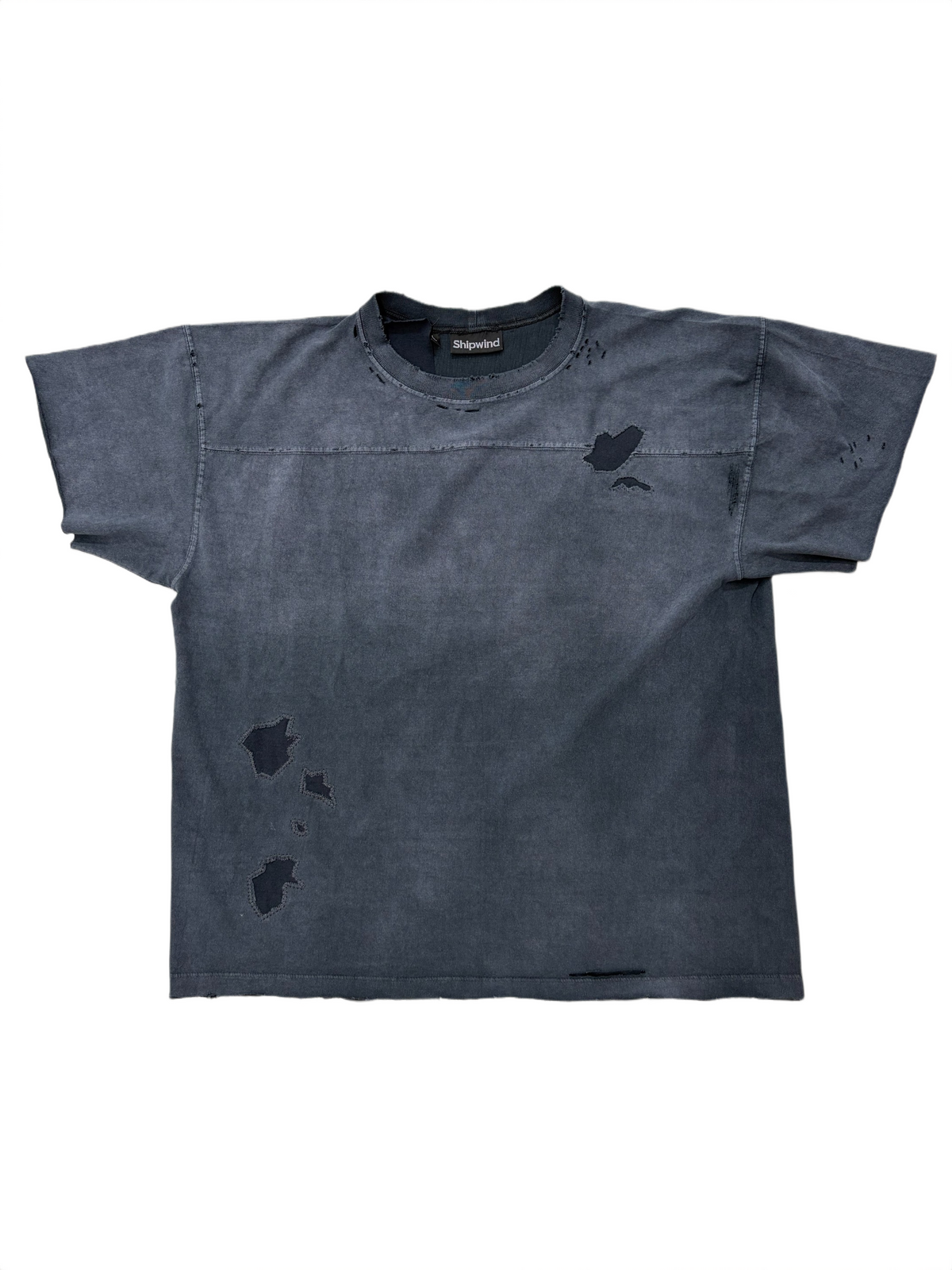 Black Repaired T-shirt
