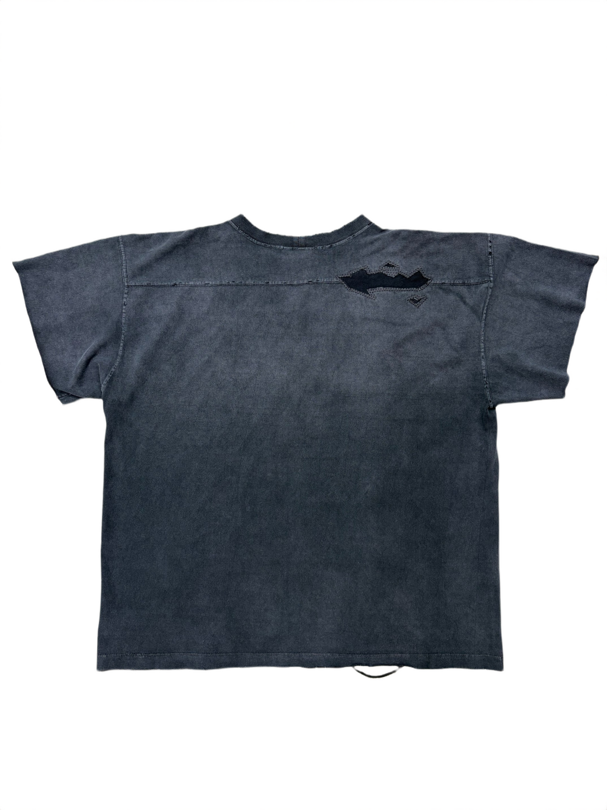 Black Repaired T-shirt